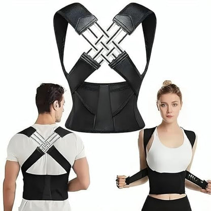 Adjustable Back Posture Corrector Belt – Pain Relief & Spine Support for Men and Women