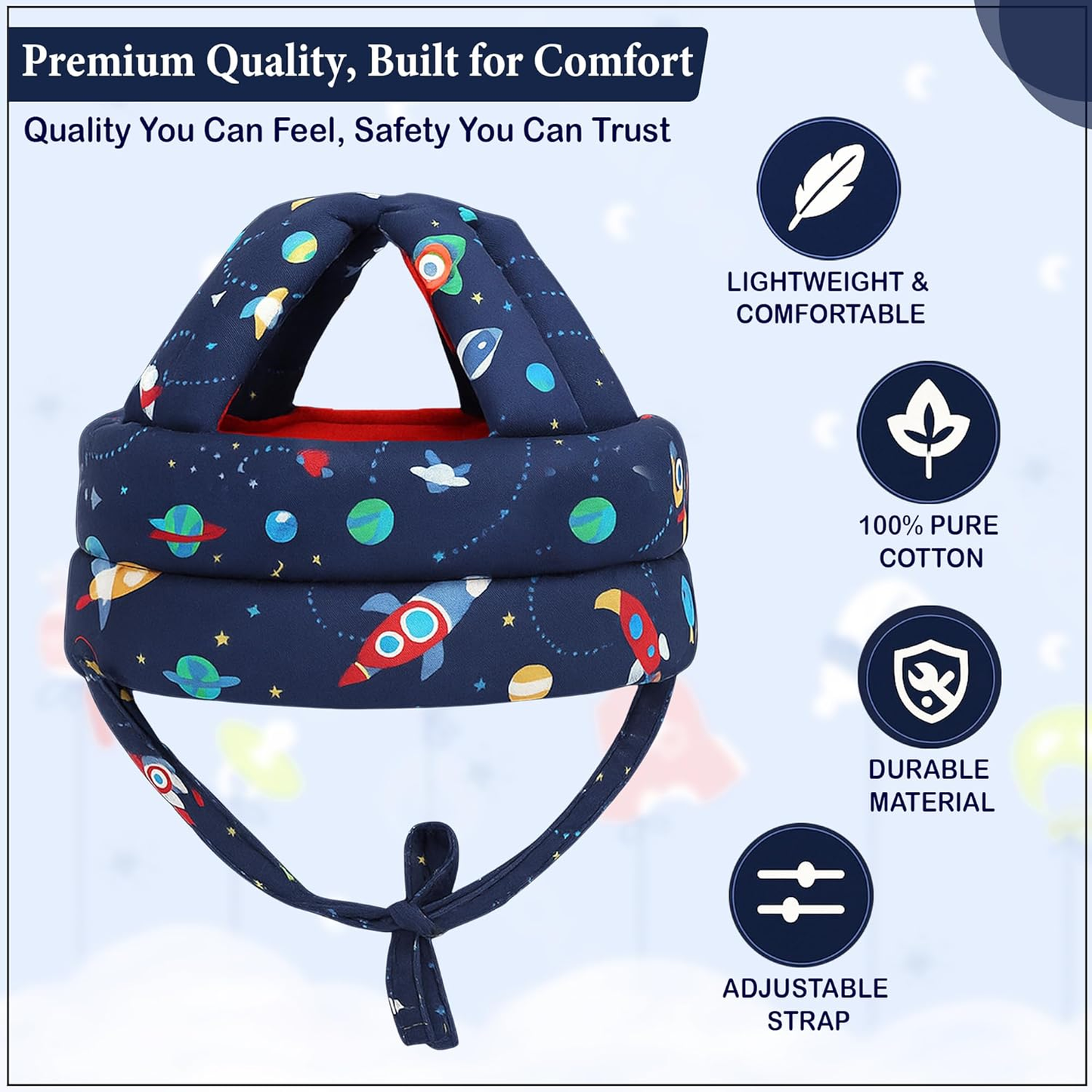 BabyPro Baby Head Safety Helmet – Infant & Toddler Head Protector for Crawling & Walking | Mega Mart Online
