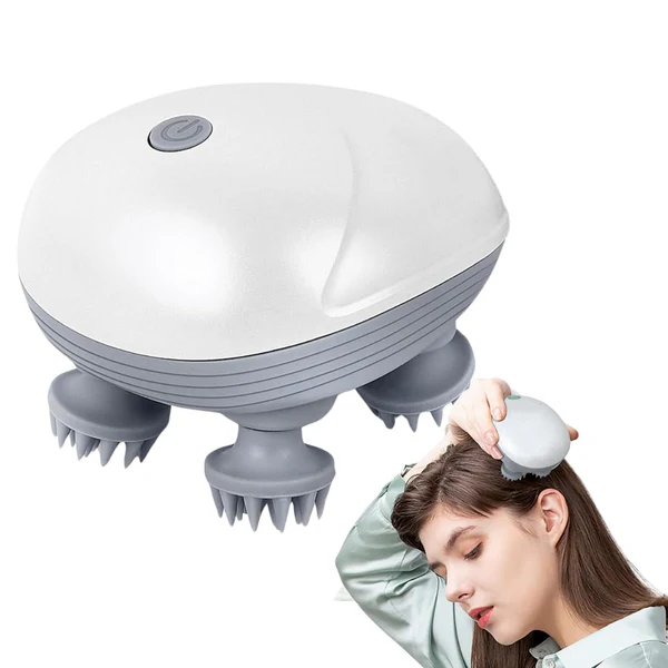 Soft Silicone Scalp Massager Brush for Hair Growth, Relief & Relaxing Head Massage