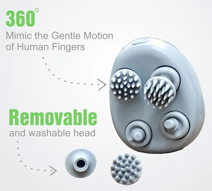 Soft Silicone Scalp Massager Brush for Hair Growth, Relief & Relaxing Head Massage